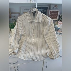 Vintage -Like New Rafaella V neck Top size 14